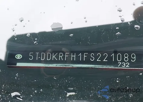 2015 Toyota Highlander Limited Platinum V6 from USA, damaged, VIN 5TDDKRFH1FS221089